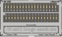 Detailset CH46E Sea Knight seatbelts cargobay (Academy)  E49-282