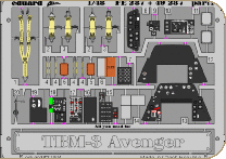 Detailset TBM-3 Avenger (Accurate Miniatures)  E49-287