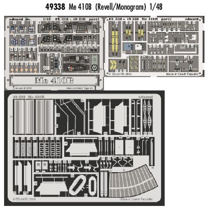 Detailset Messerschmitt ME410B (Revell / Monogram) E49-338
