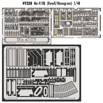 Detailset Messerschmitt ME410B (Revell / Monogram)  E49-338