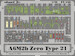 Detailset A6M-2B Zero Type 21 (Hasegawa) E49-358