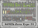 Detailset A6M-2B Zero Type 21 (Hasegawa) E49-358