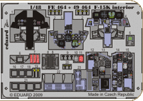 Detailset F15K Eagle Interior Self adhesive (Academy)  e49-464