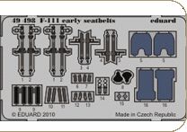 Detailset F111 Early Seatbelts Self adhesive (Hobby Boss)  e49-498