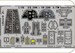 Detailset Vought A7D Corsair Interior Self Adhesive (HobbyBoss) 49-506