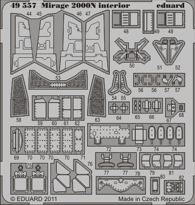 Detailset Focke Wulf TA152 Self Adhesive (Hobby Boss) E49-557