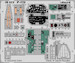 Detailset P47D Thunderbolt Interior Self Adhesive (Hobby Boss) 49-612