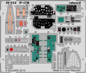 Detailset Republic P47D Thunderbolt Self adhesive (Hobby Boss) E49-612