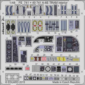 Detailset A6E TRAM Intruder Interior (Hobby Boss)  E49-741