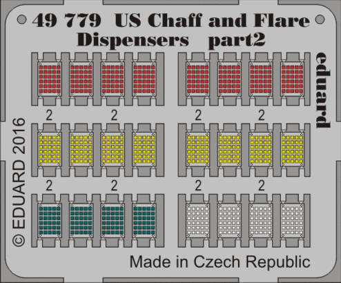 Detailset US Chaff and Flare dispensers  E49-779