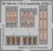 Detailset Dornier Do17Z-2 Seatbelts - STEEL- (ICMl) E49-789