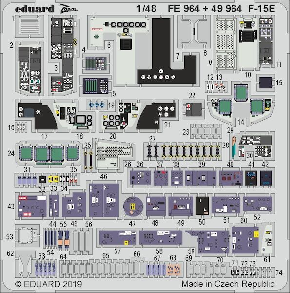 Detailset F15E Strike Eagle Interior (Great Wall) E49-964