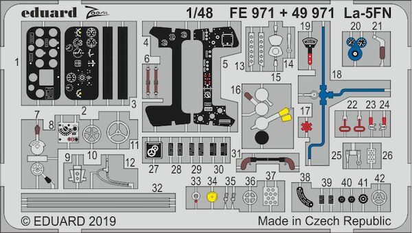 Detailset Lavochkin La5FN (Zvezda)  E49-971