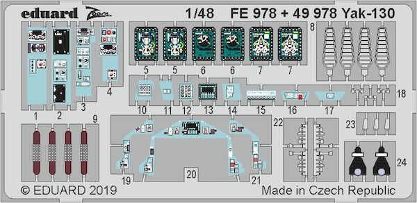 Detailset Yakovlev Yak130 (Zvezda)  E49-978