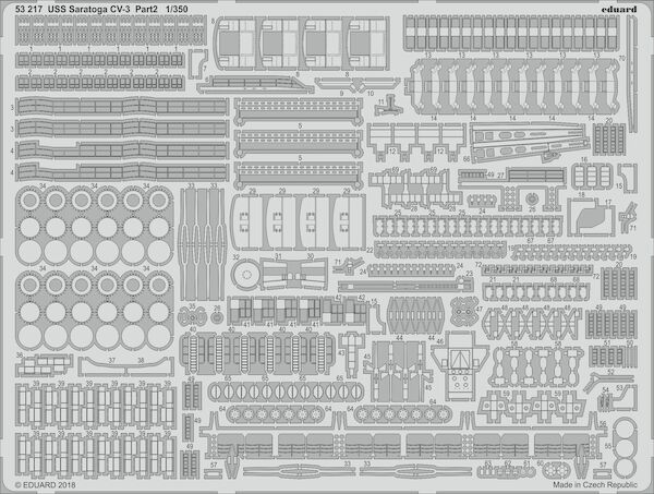 Detailset CV3 USS Saratoga pt 2 (Trumpeter)  E53-217