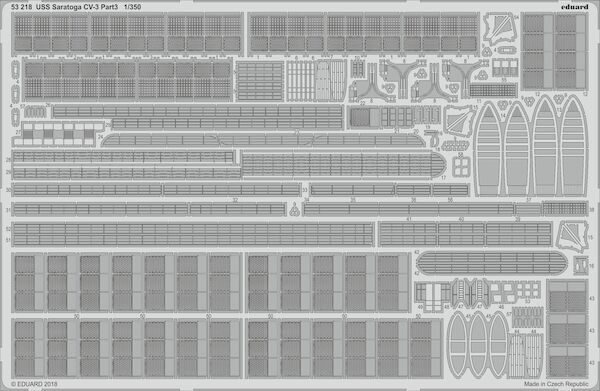 Detailset CV3 USS Saratoga pt 3 (Trumpeter)  E53-218