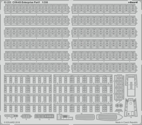 Detailset CV65 USS Enterpise pt 1 (Tamiya) E53-223