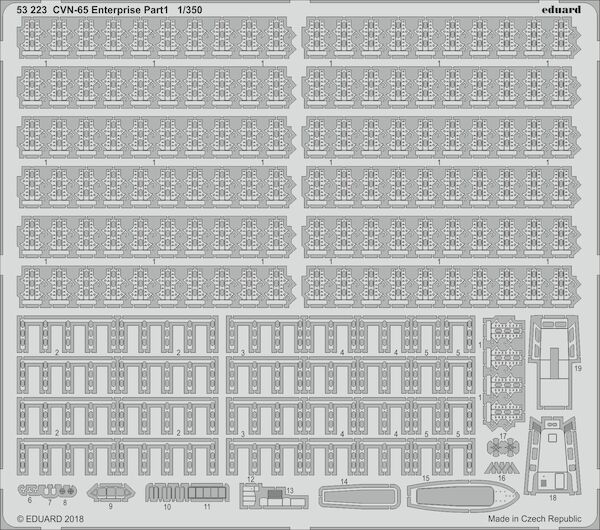 Detailset CV65 USS Enterpise pt 1 (Tamiya)  E53-223