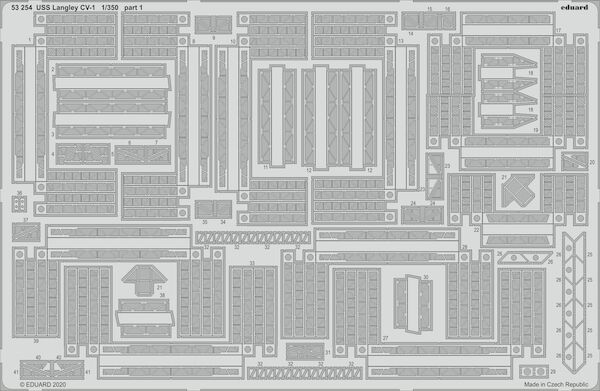 USS Langley CV1 detail set (Trumpeter)  E53-254