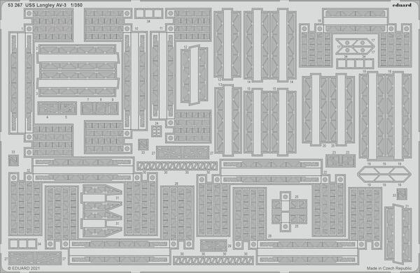 Detailset USS Langley AV3  (Trumpeter)  E53-267