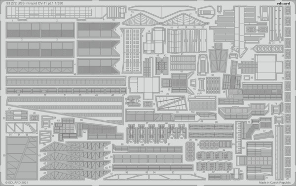 Detailset USS Intrepid CV11 Part 1 (Trumpeter) E53-272