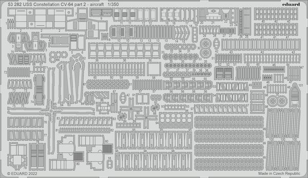 Detailset USS Constellation CV64 Part 2 -Aircraft (Trumpeter)  E53-282