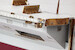 Detailset USS Nimitz CVN68 Part 6 cranes, Blast shields, rescue boats (Trumpeter) E53-300