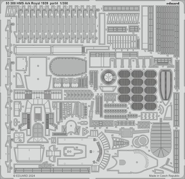 Detailset HMS Ark Royal 1939 Part 4 (I Love Kit)  E53-308