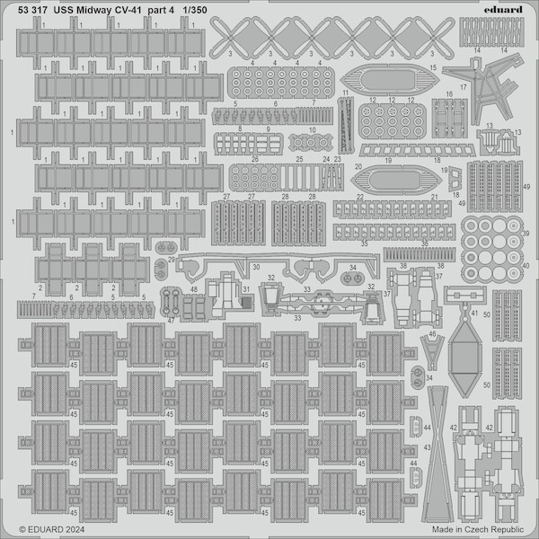 Detailset USS Midway CV41 Part 4 (Trumpeter)  E53-317