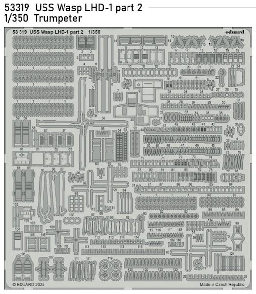 Detailset USS Wasp LHD-1 Part 2 (Trumpeter) E53-319