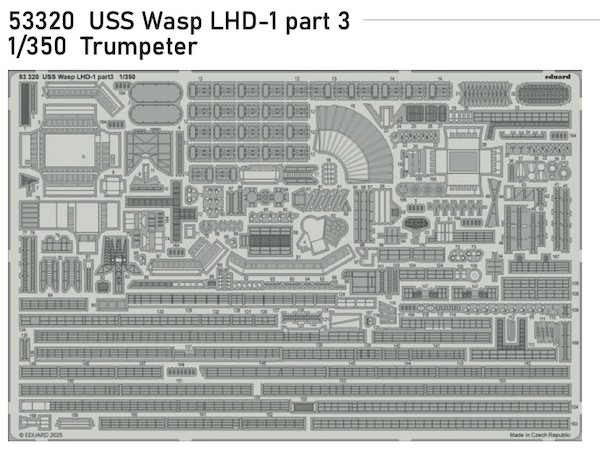 Detailset USS Wasp LHD-1 Part 3 (Trumpeter) E53-320