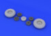 Hawker Typhoon Wheels (Airfix)  e624-001