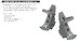 Messerschmitt Bf109G-5/6 Rudder Pedals (Airfix) e624009