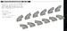 Messerschmitt Bf109G-5/6 Exhaust Stacks (Airfix) e624011