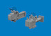 Messerschmitt Bf109G-5/6 Gun Sights (2x) (Airfix) e624014