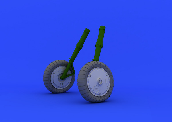 Messerschmitt BF109G Wheels (Revell)  e632-018
