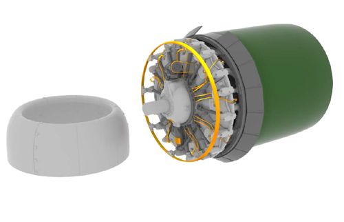 Boeing B17 Engine No 4 (HK Models) e632-030
