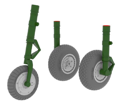 Messerschmitt Me262 Wheels (Revell) e632-031