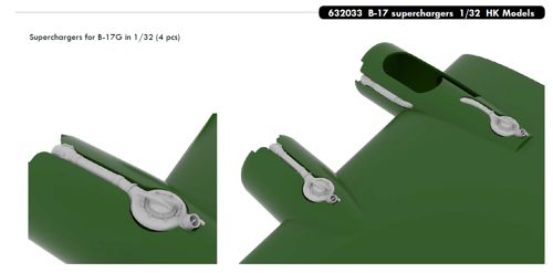B17 Flying Fortress Superchargers (HK)  e632-033
