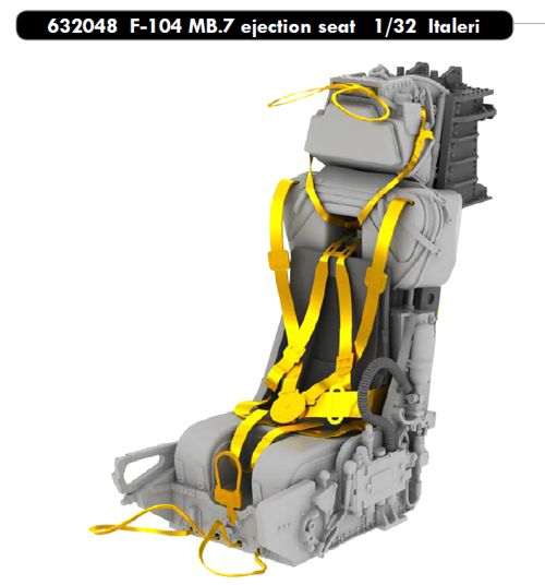 F104 Starfighter Martin Baker MK7 Ejection Seat (Italeri) E632048