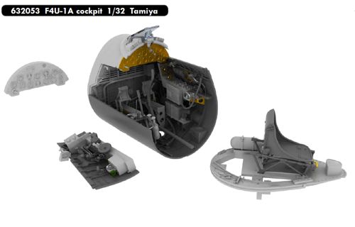 F4U-1A Corsair Cockpit set (Tamiya)  E632053