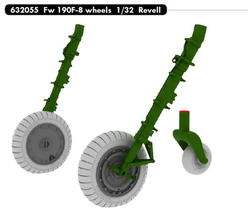 Focke Wulf FW190F-8 Wheels (Revell)  E632055