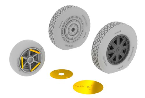 Bell P39 Airacobra wheels late (Kitty Hawk) E632073