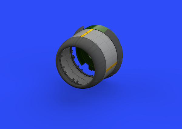 F4U-1 Corsair cowling with alternate cooling flaps (Tamiya) E632105