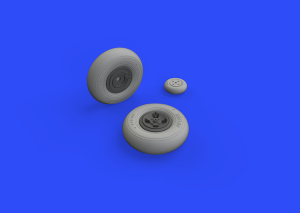 Spitfire MKIX wheels 4-spoke (Revell)  E632106