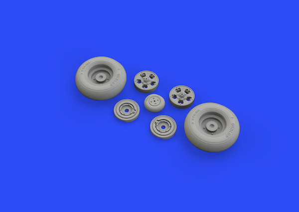 Spitfire MKIX wheels 5-spoke (Revell)  E632107