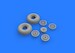 P51D Mustang Wheels (Revell) E632116
