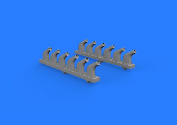 P51D Mustang Exhaust Stacks (Revell)  E632118