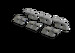 Curtiss P40 Exhaust stacks Fishtail (Eduard, Hasegawa)) E632139