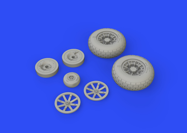 Curtiss P40N Warhawk Wheels (Trumpeter)  E632143